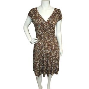 dBy Ltd Vintage 90s Geometric Midi Dress Whimsigoth Dark Academia Mod